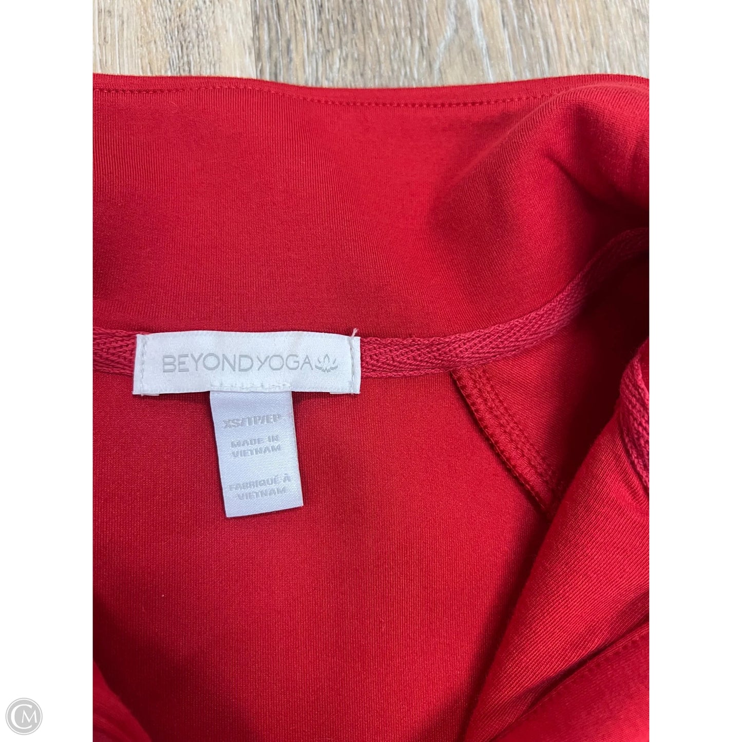 Athletic Sweatshirt Collar By Beyond Yoga In Red, Size: Xs