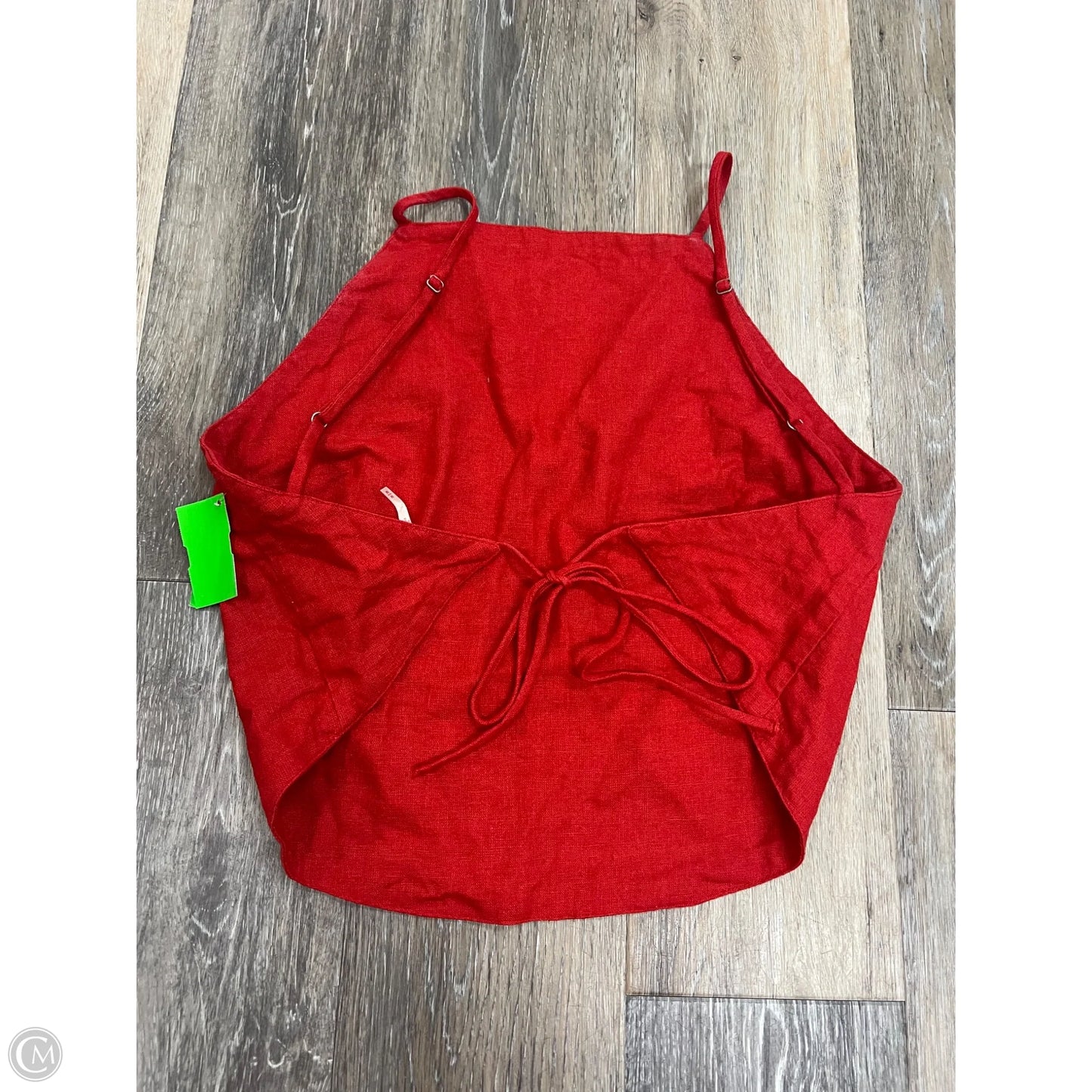 Pants Set 2pc Linen By Free People In Red, Size: M