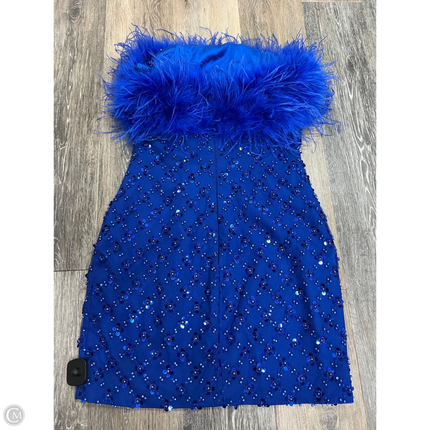Dress Party Short By Nadine MERABI In Blue, Size: 6