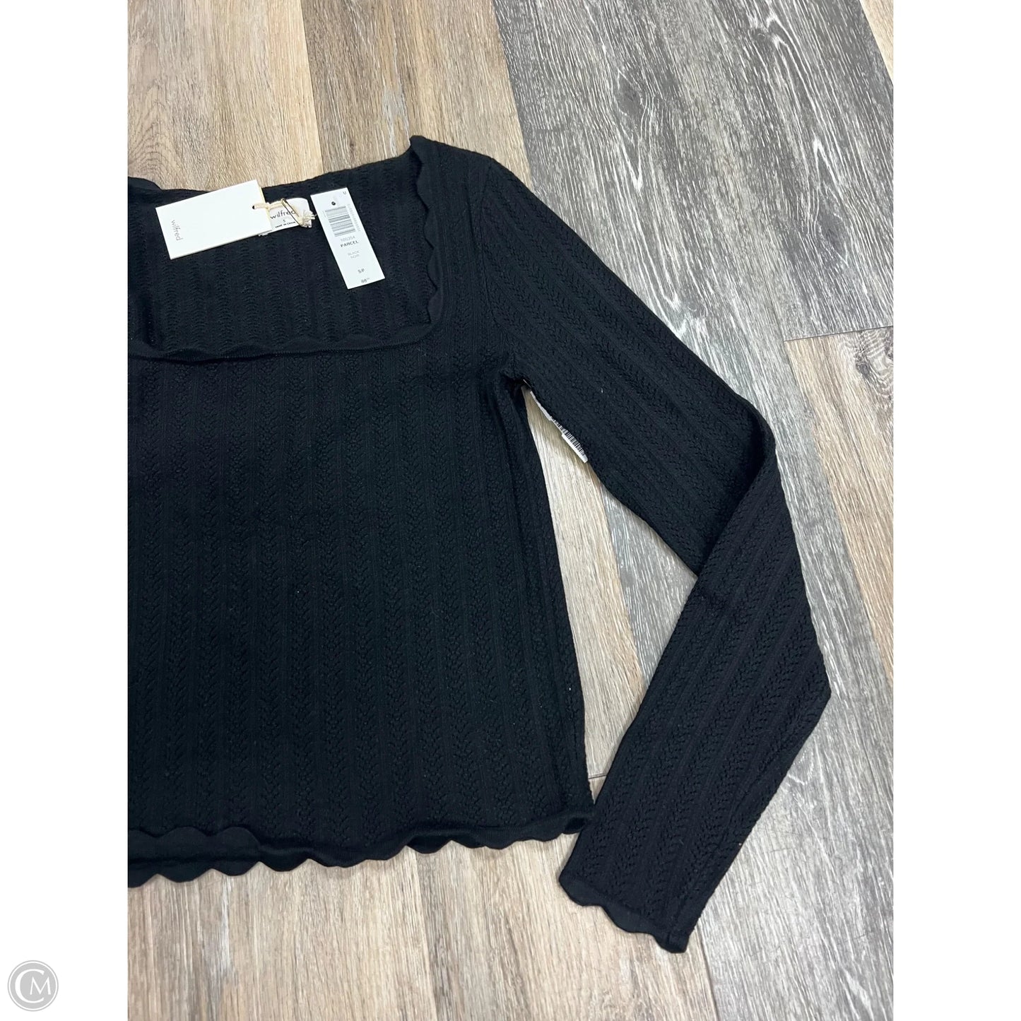 Top Long Sleeve By Wilfred In Black, Size: S