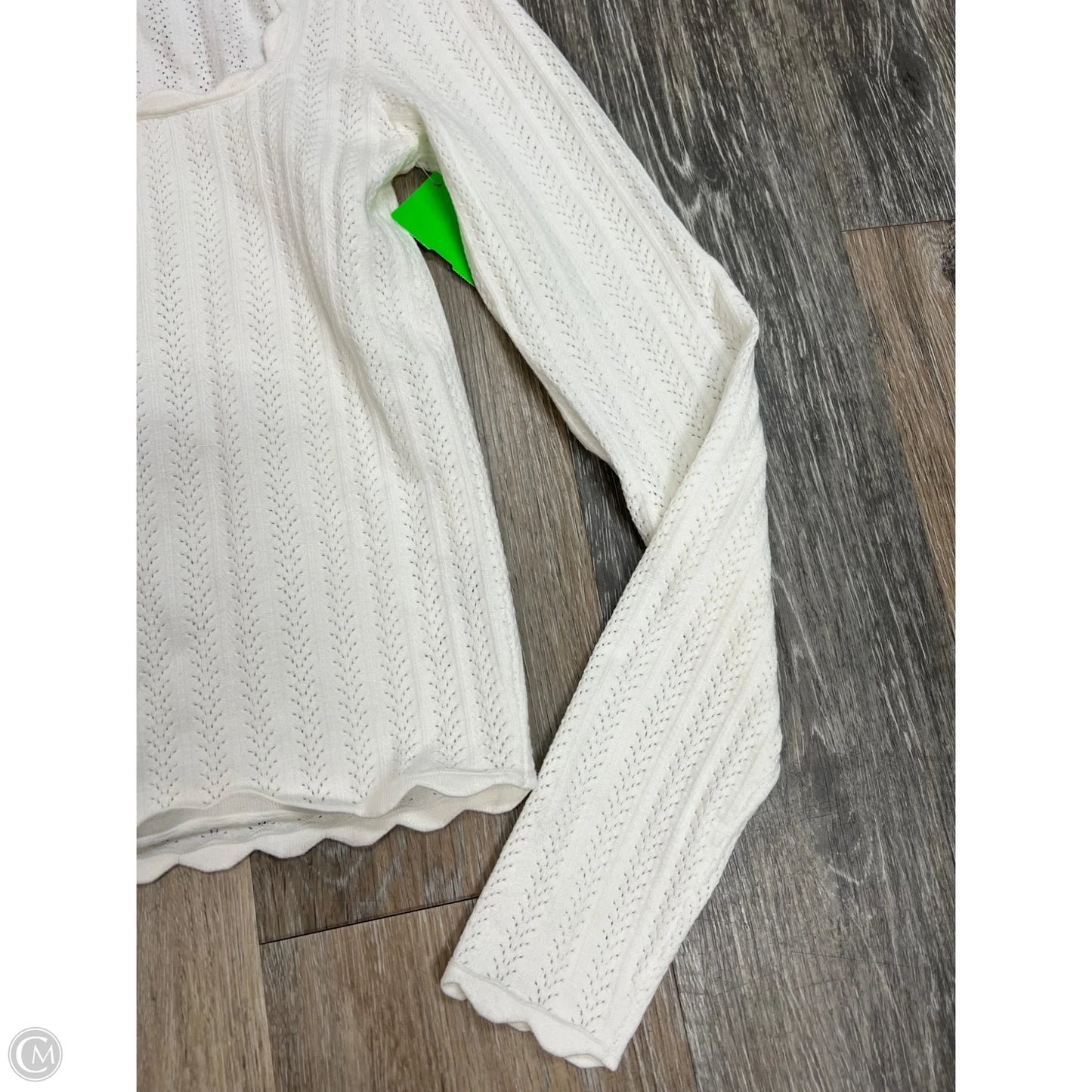 Top Long Sleeve By Wilfred In White, Size: S