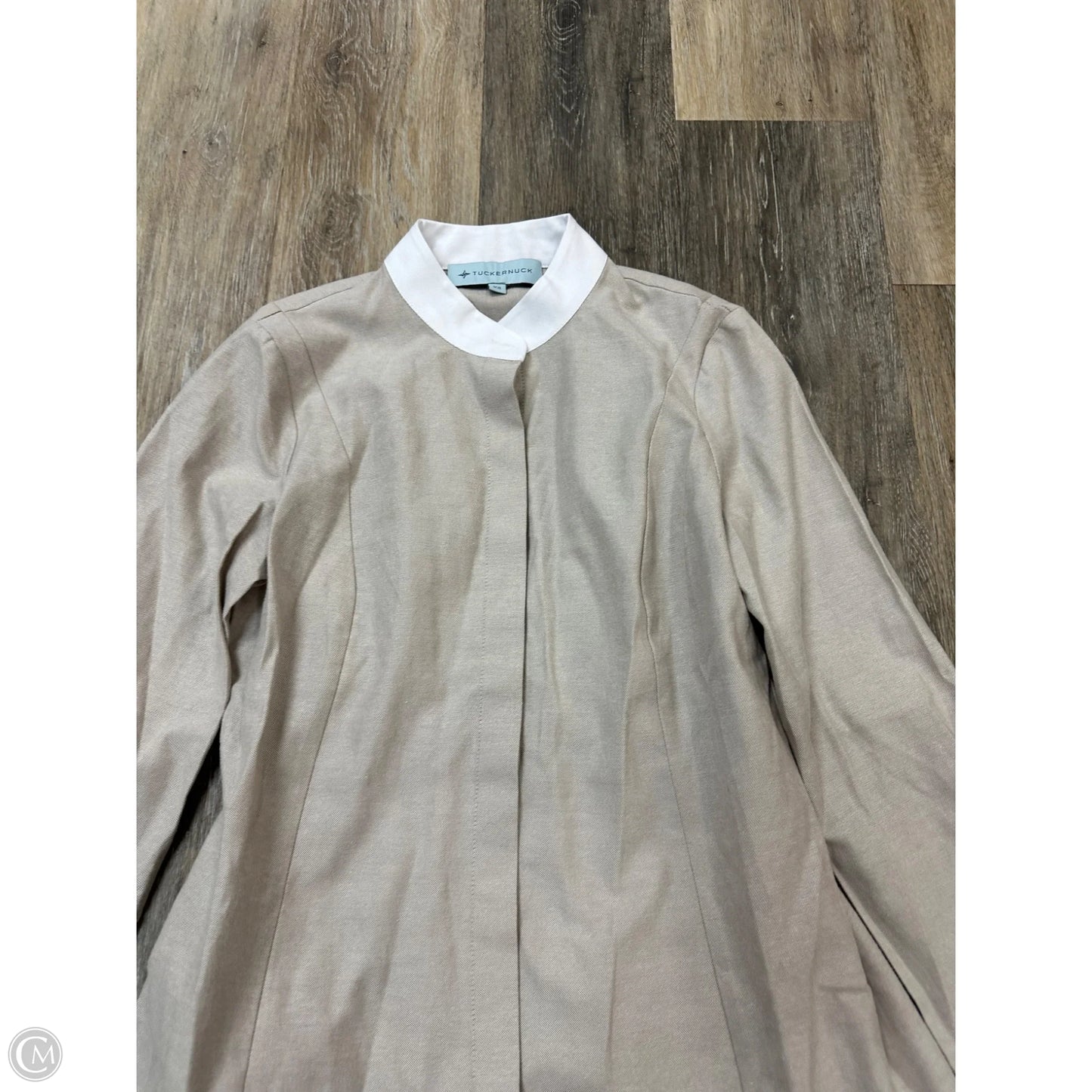 Blouse Long Sleeve By Tuckernuck In Grey, Size: Xs