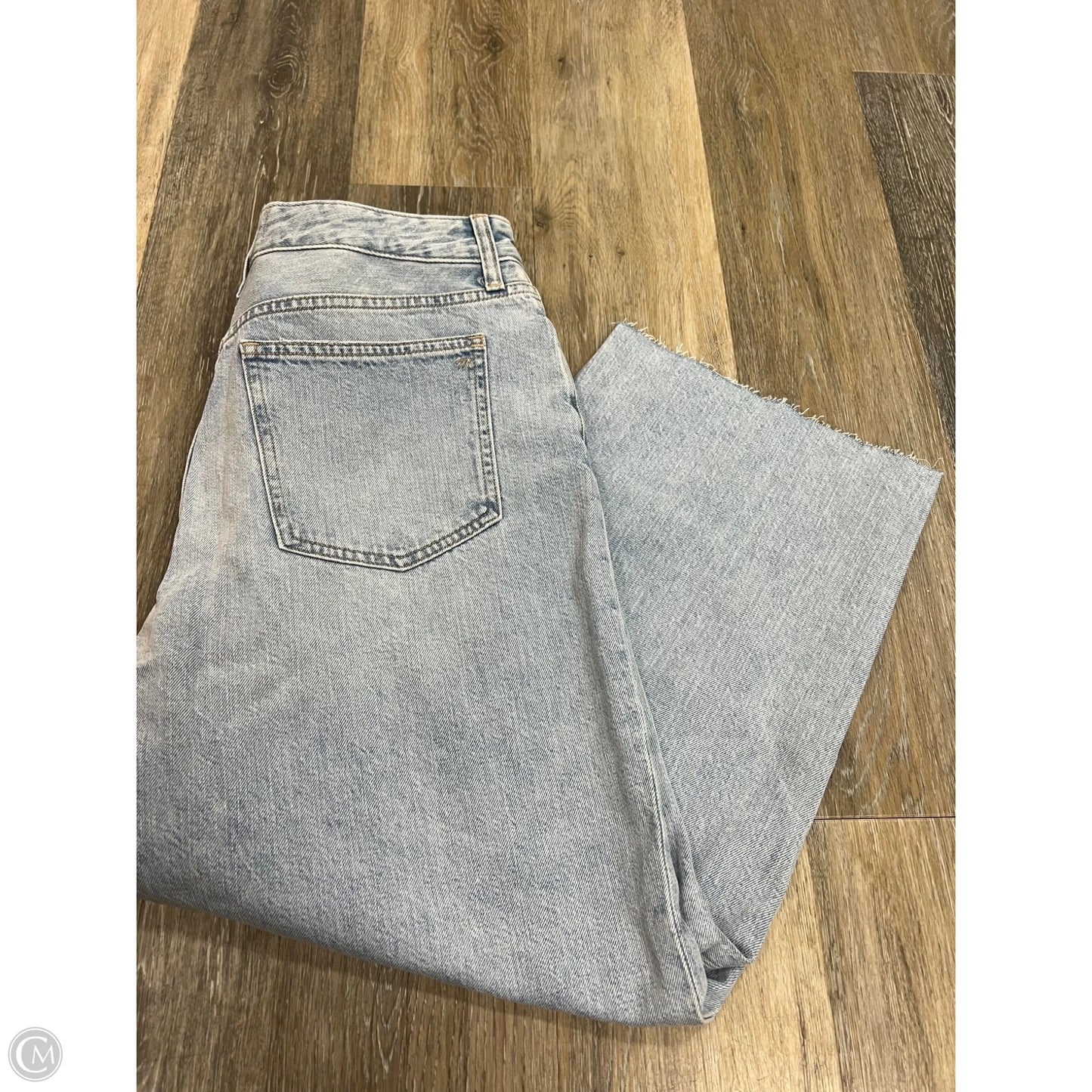 -Jeans Cropped By Madewell In Blue Denim, Size: 8