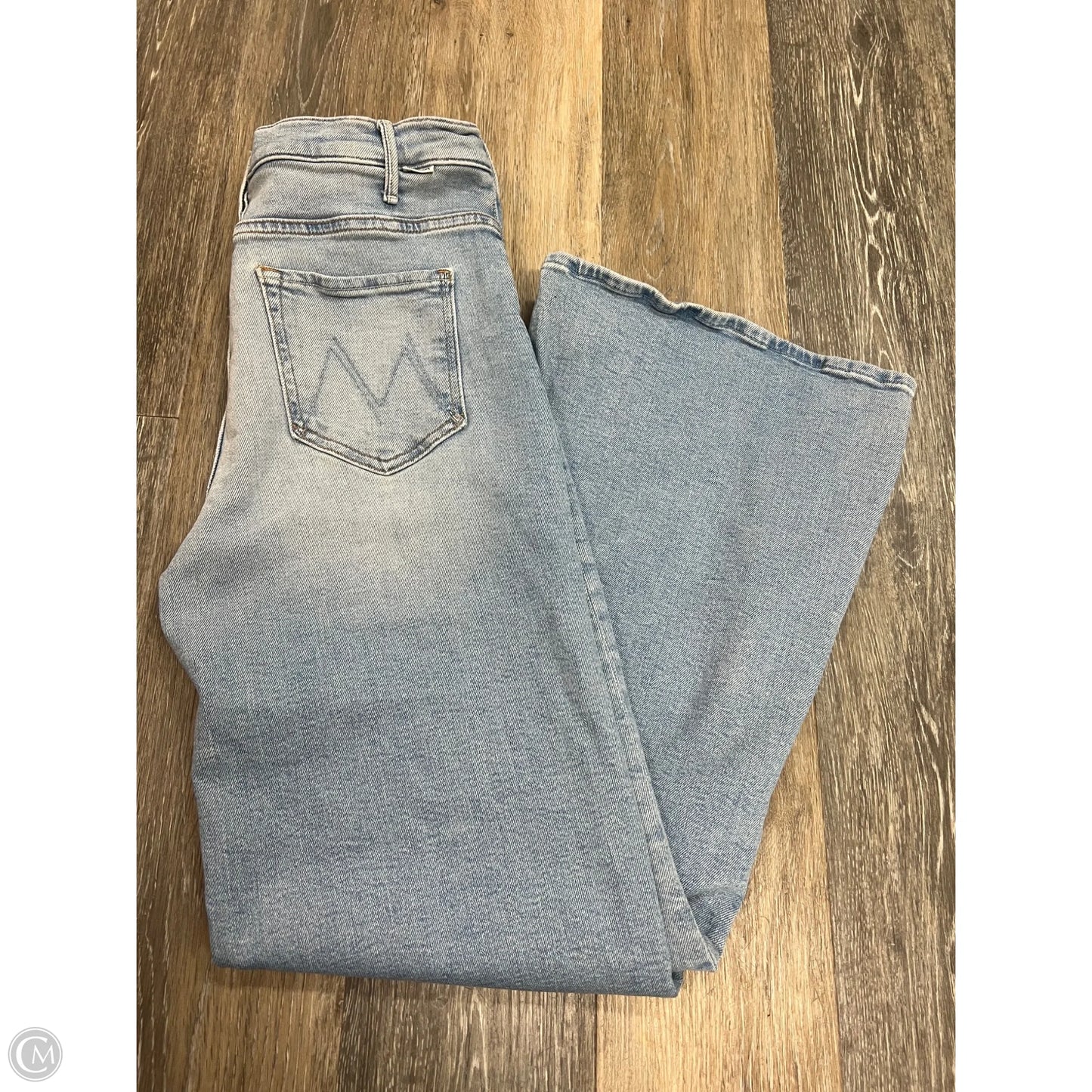 Jeans Wide Leg By Mother In Blue Denim, Size: 8