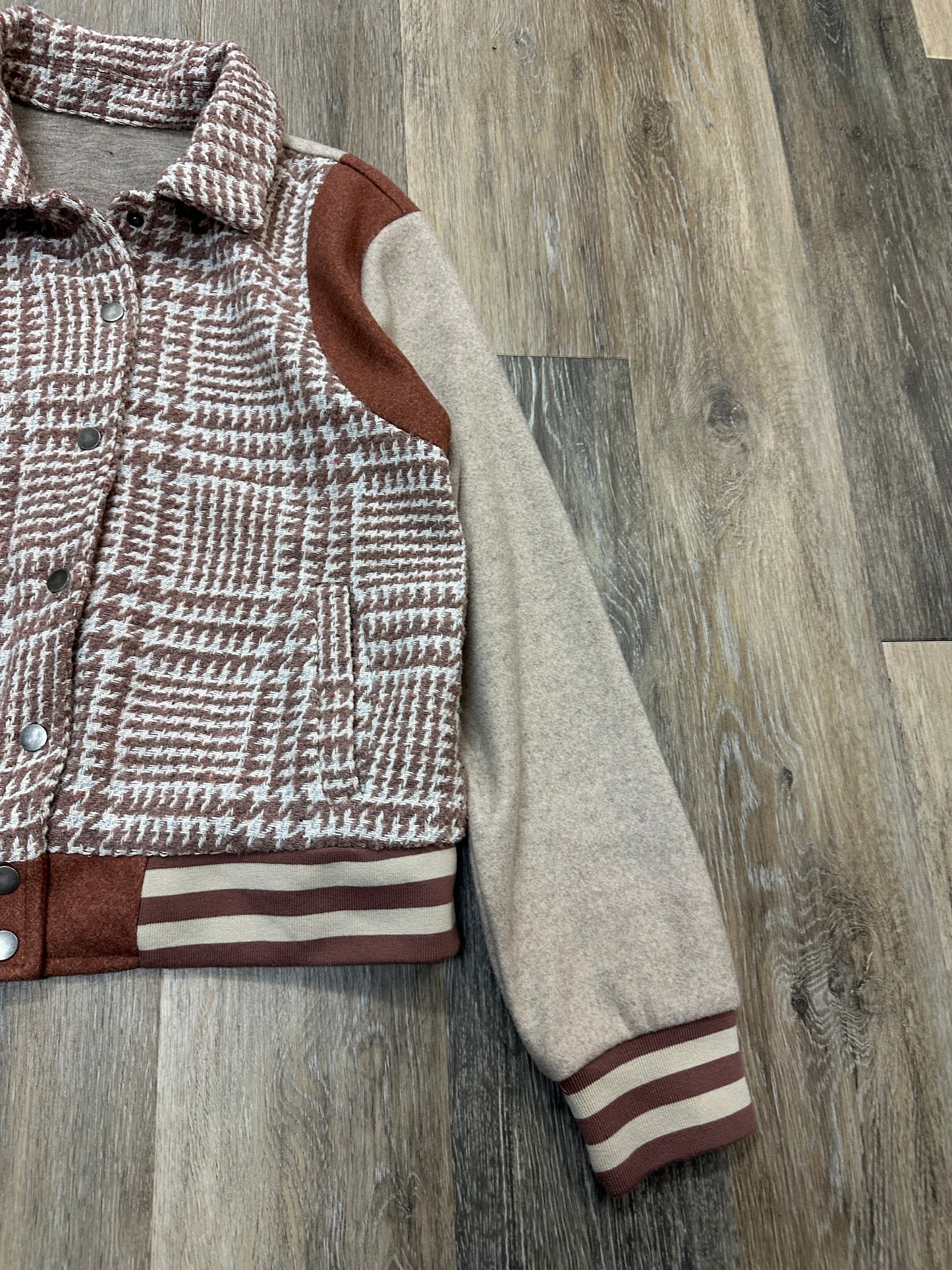 Jacket Other By Hem & Thread In Brown, Size: M