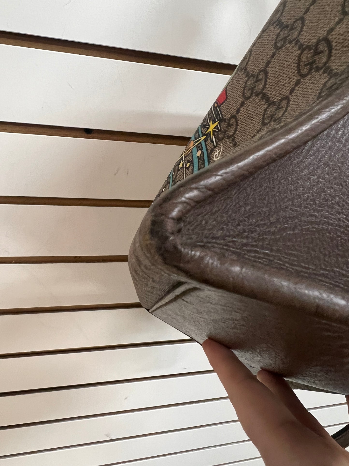 HANDBAG LUXURY DESIGNER by GUCCI In BROWN, Size: MEDIUM