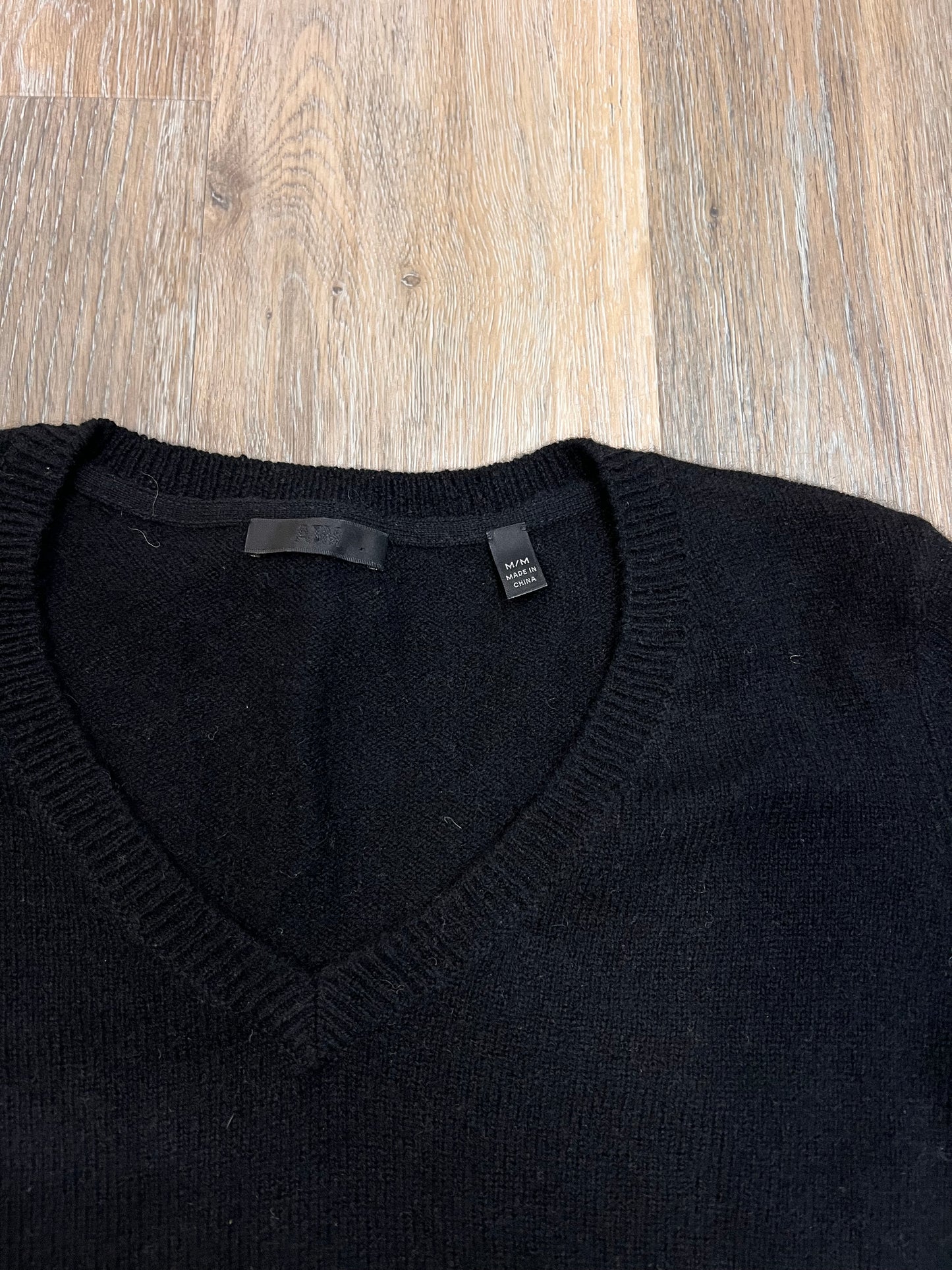 Sweater Cashmere By Atm In Black, Size: M