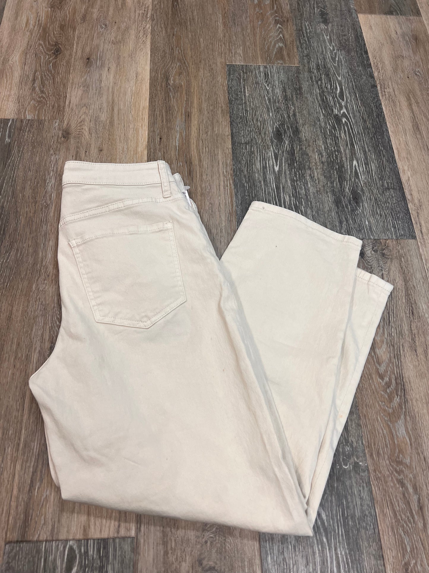 -JEANS WIDE LEG by KUT In CREAM, Size: 6