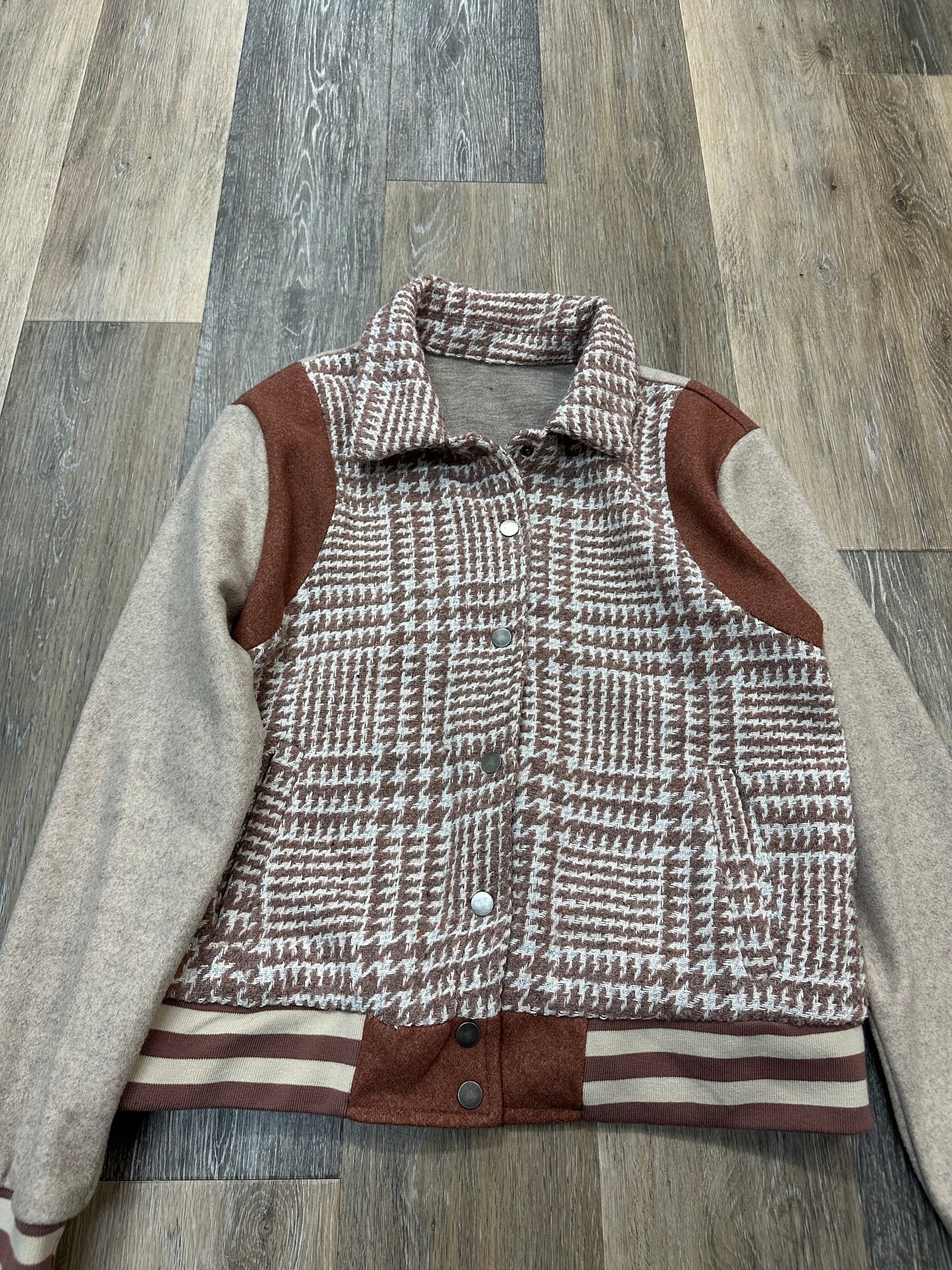 Jacket Other By Hem & Thread In Brown, Size: M