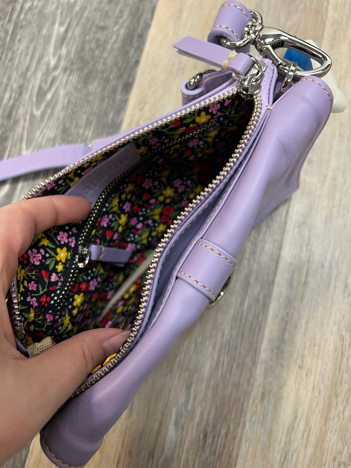 Crossbody Leather By Sapahn, Size: Medium