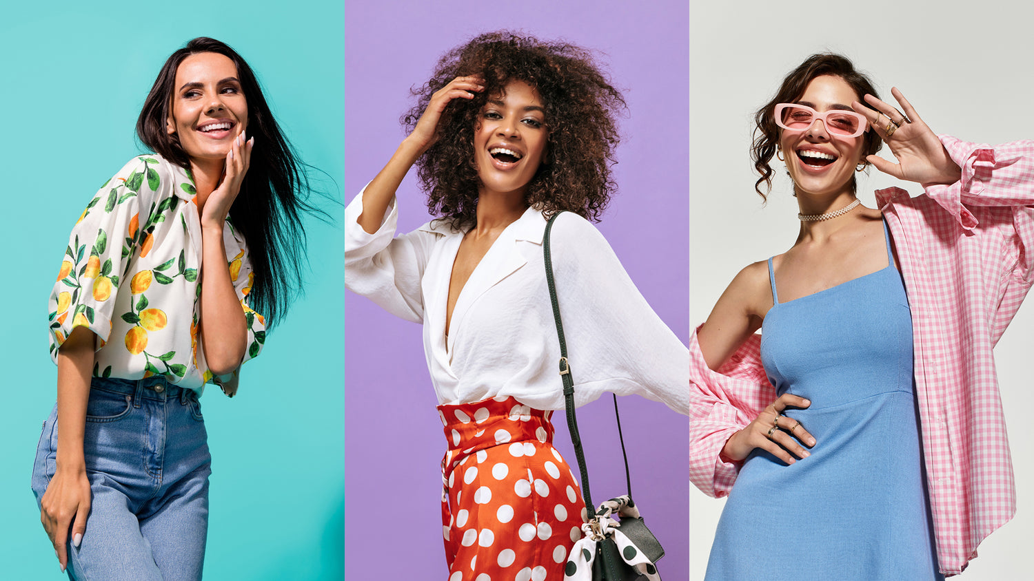 3 woman smiling