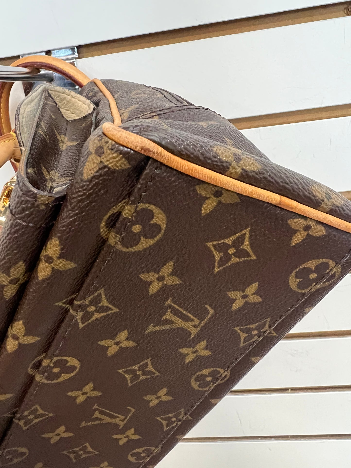 HANDBAG LUXURY DESIGNER by LOUIS VUITTON In BROWN, Size: LARGE