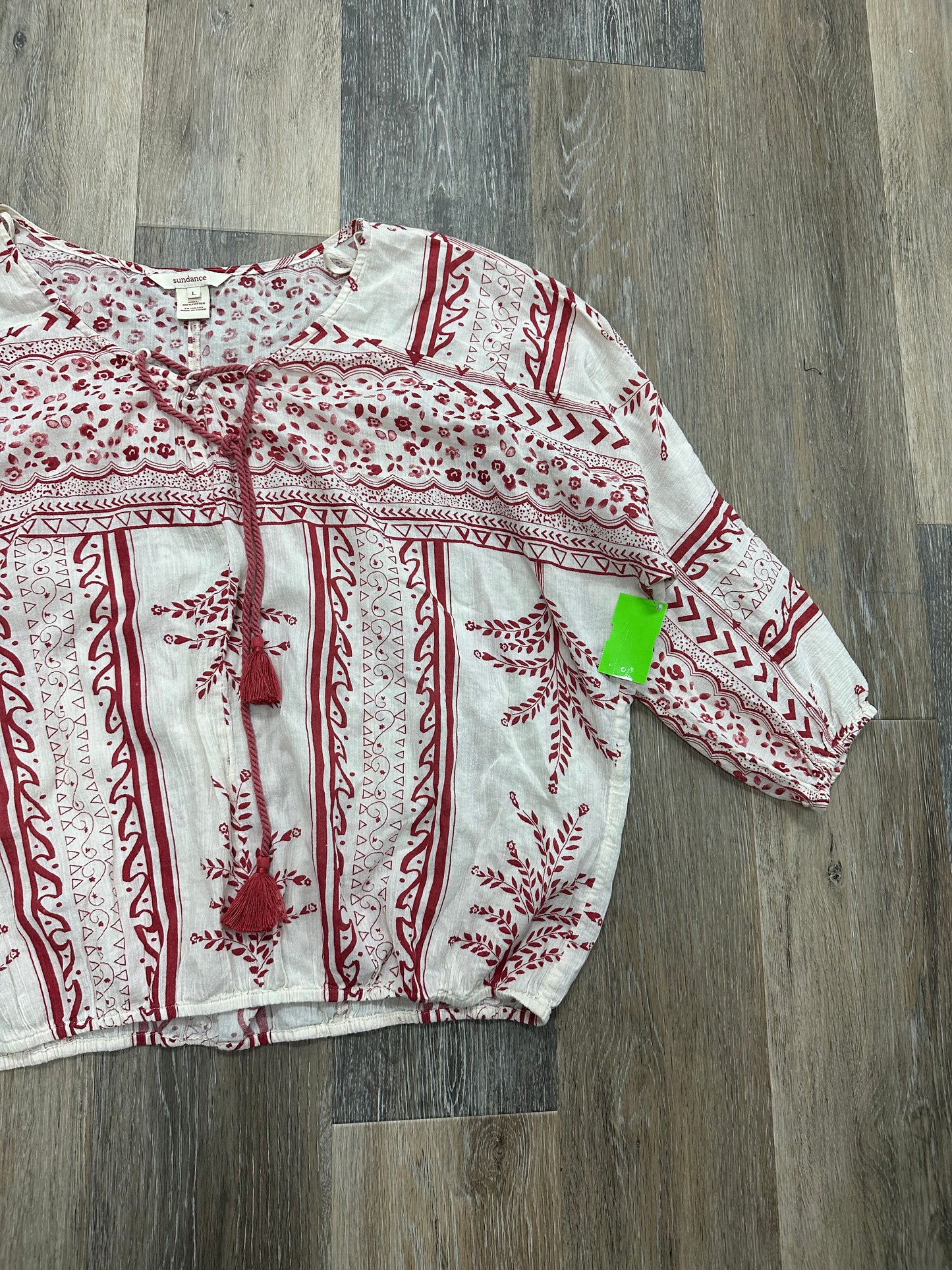 Top Long Sleeve Designer By Sundance Size: L