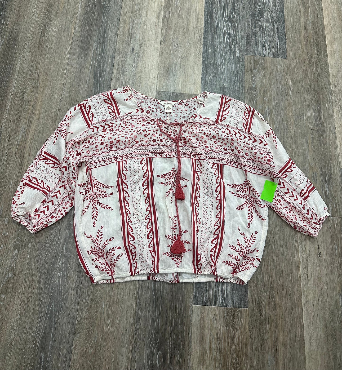 Top Long Sleeve Designer By Sundance Size: L