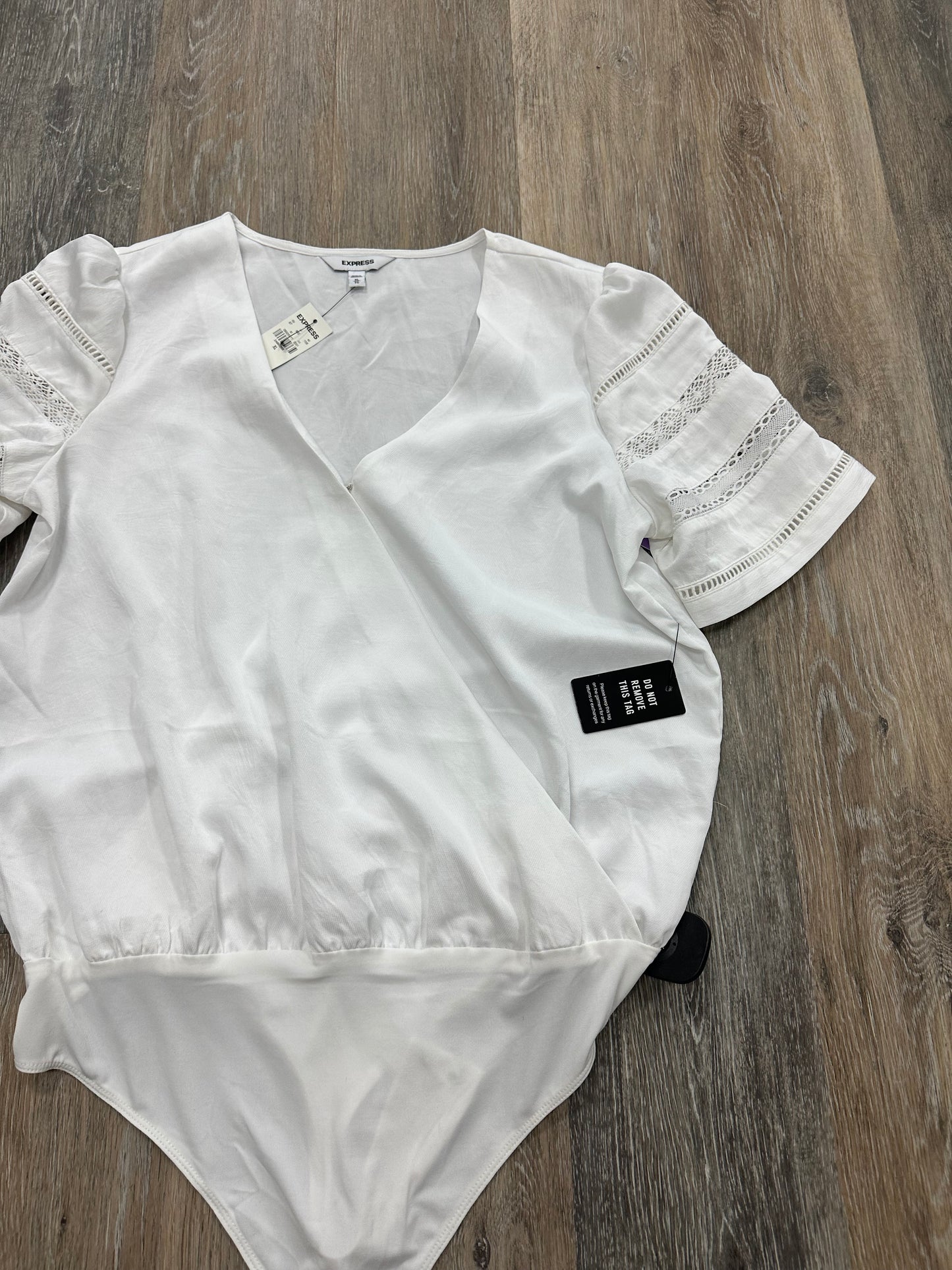 Blouse Short Sleeve By Express Size: Xl