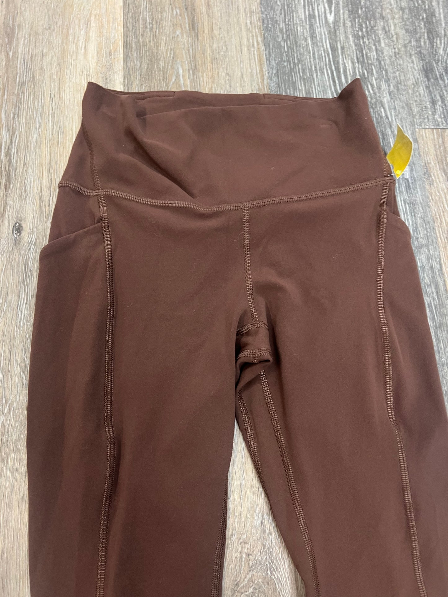 Athletic Leggings By Lululemon In Brown, Size: 6