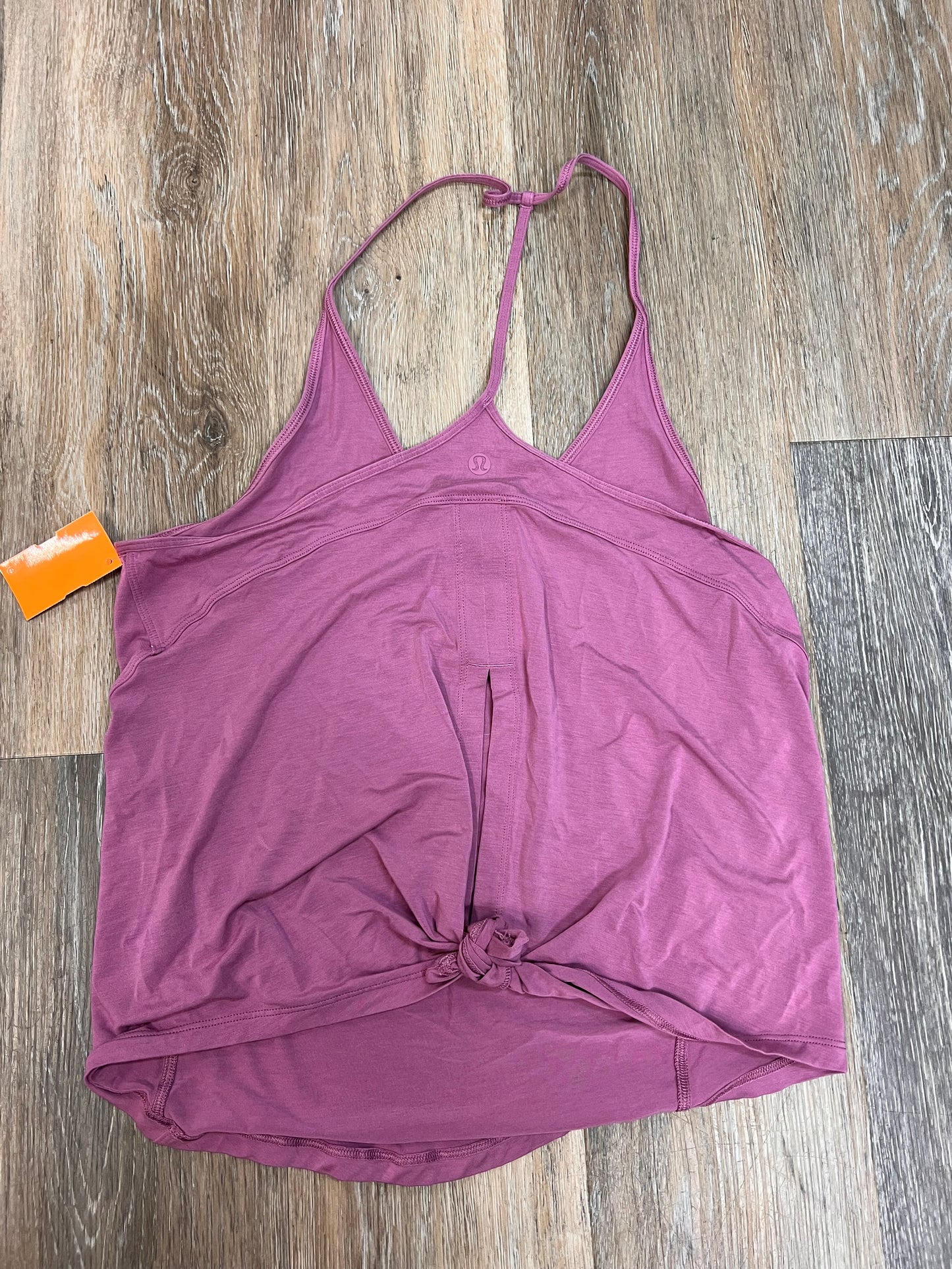 Athletic Tank Top By Lululemon In Mauve, Size:M