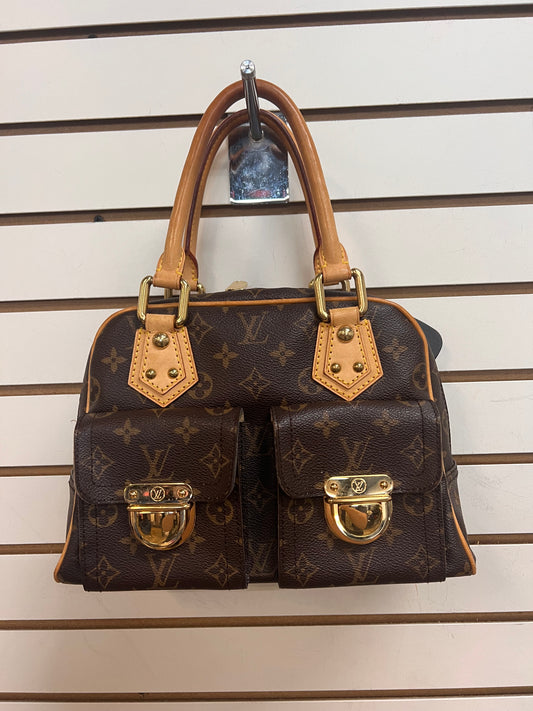 HANDBAG LUXURY DESIGNER by LOUIS VUITTON In BROWN, Size: LARGE