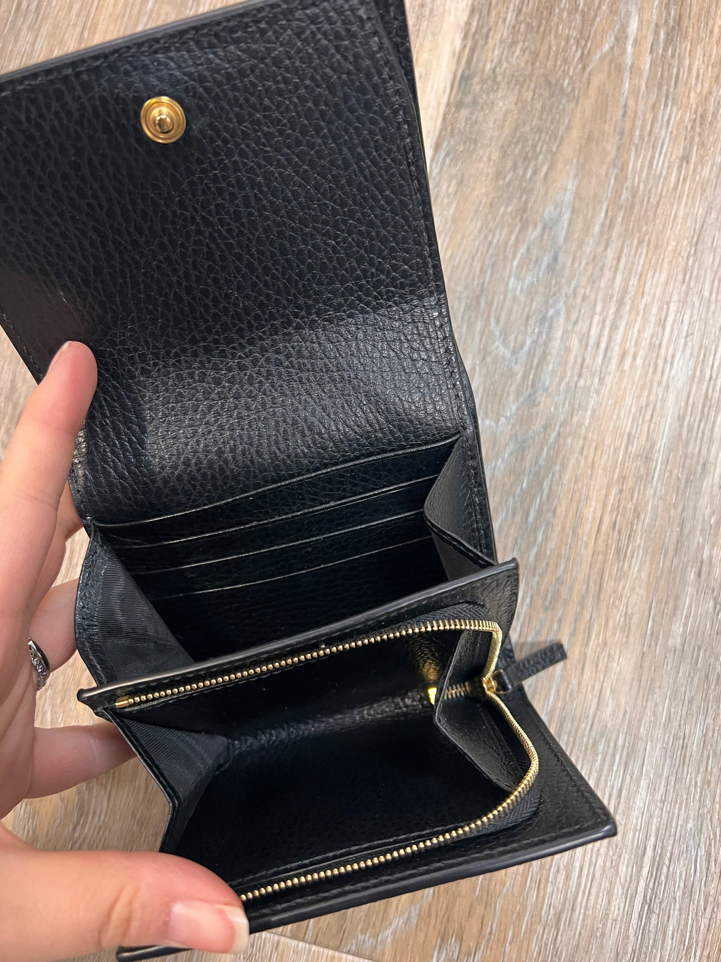WALLET LUXURY DESIGNER by GUCCI In BLACK, Size: MEDIUM
