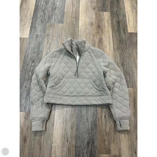 Athletic Sweatshirt Collar By Lululemon In Taupe, Size: Xs/s