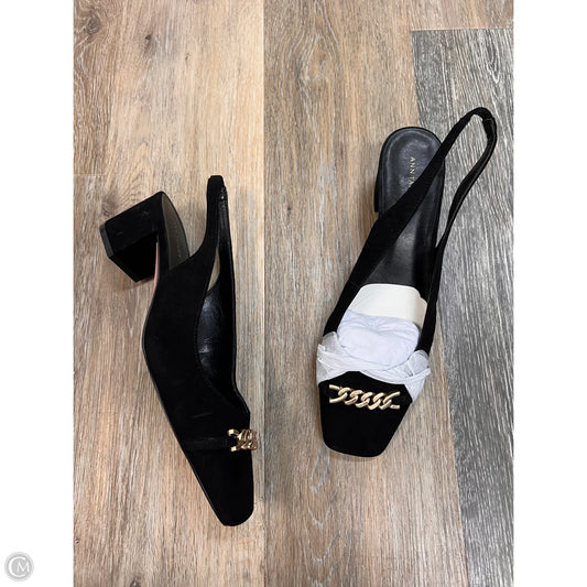 Shoes Heels Block By Ann Taylor In Black, Size: 8.5