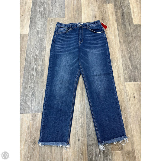 Jeans Straight By Vervet In Blue Denim, Size: 12