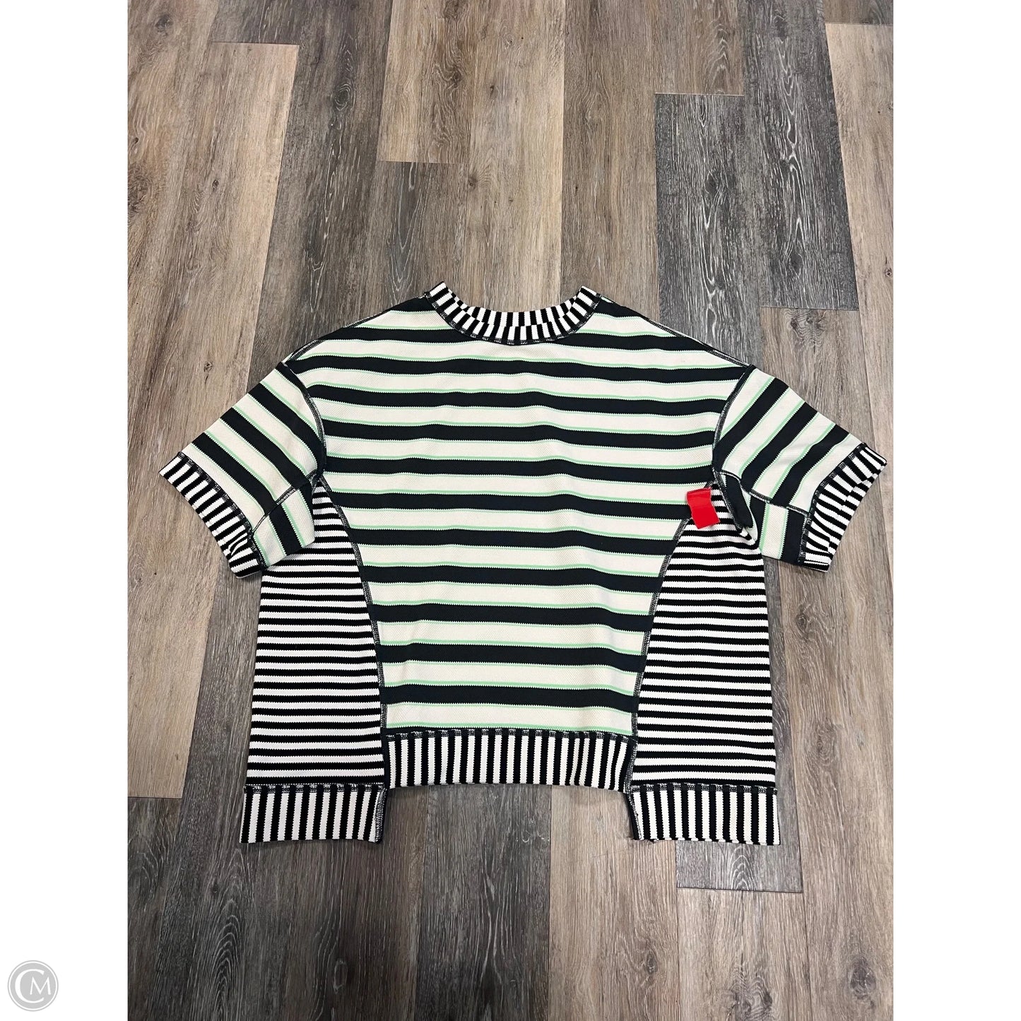 Top Short Sleeve By Clothes Mentor In Striped Pattern, Size: L