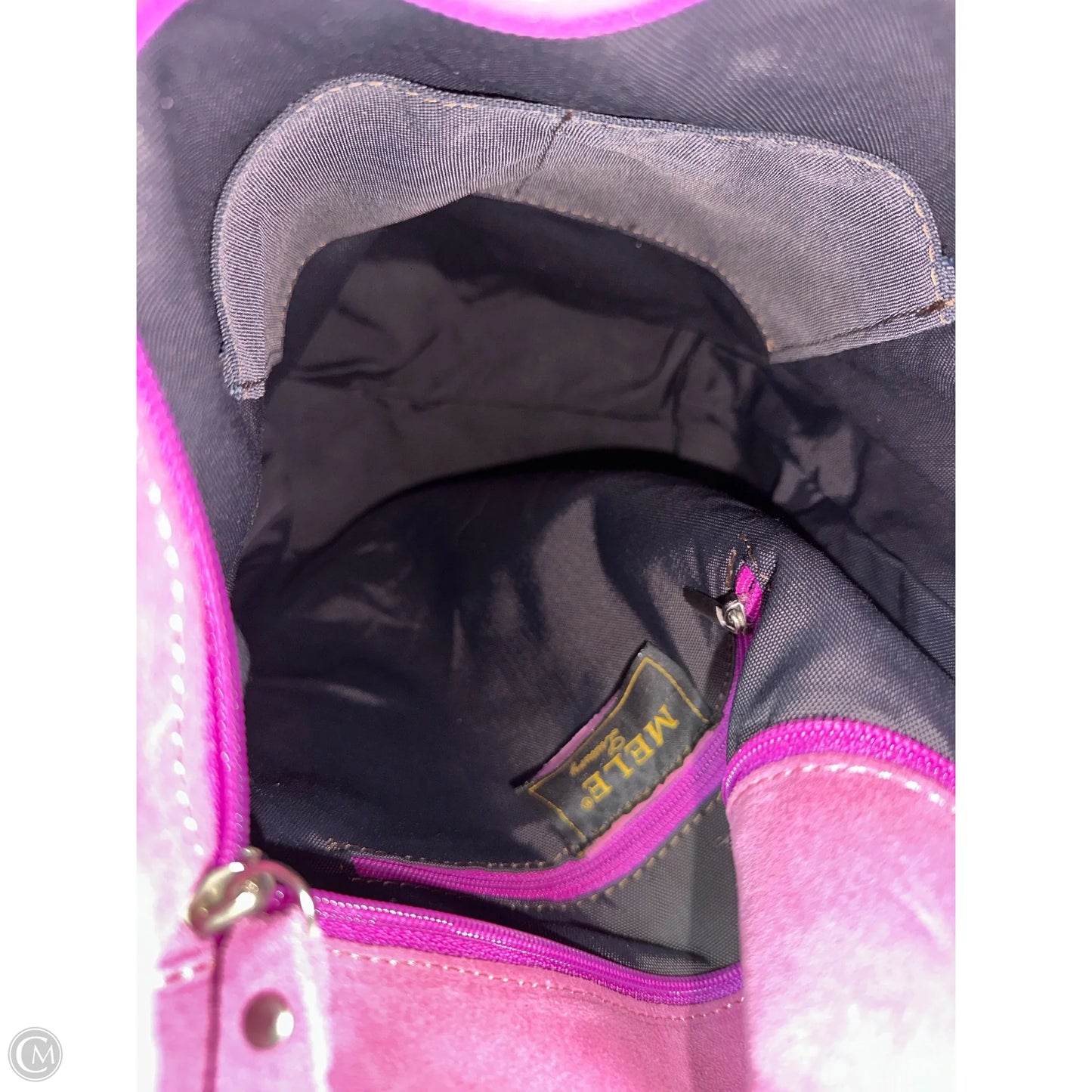 Handbag Leather By Melé Luxury, Size: Large