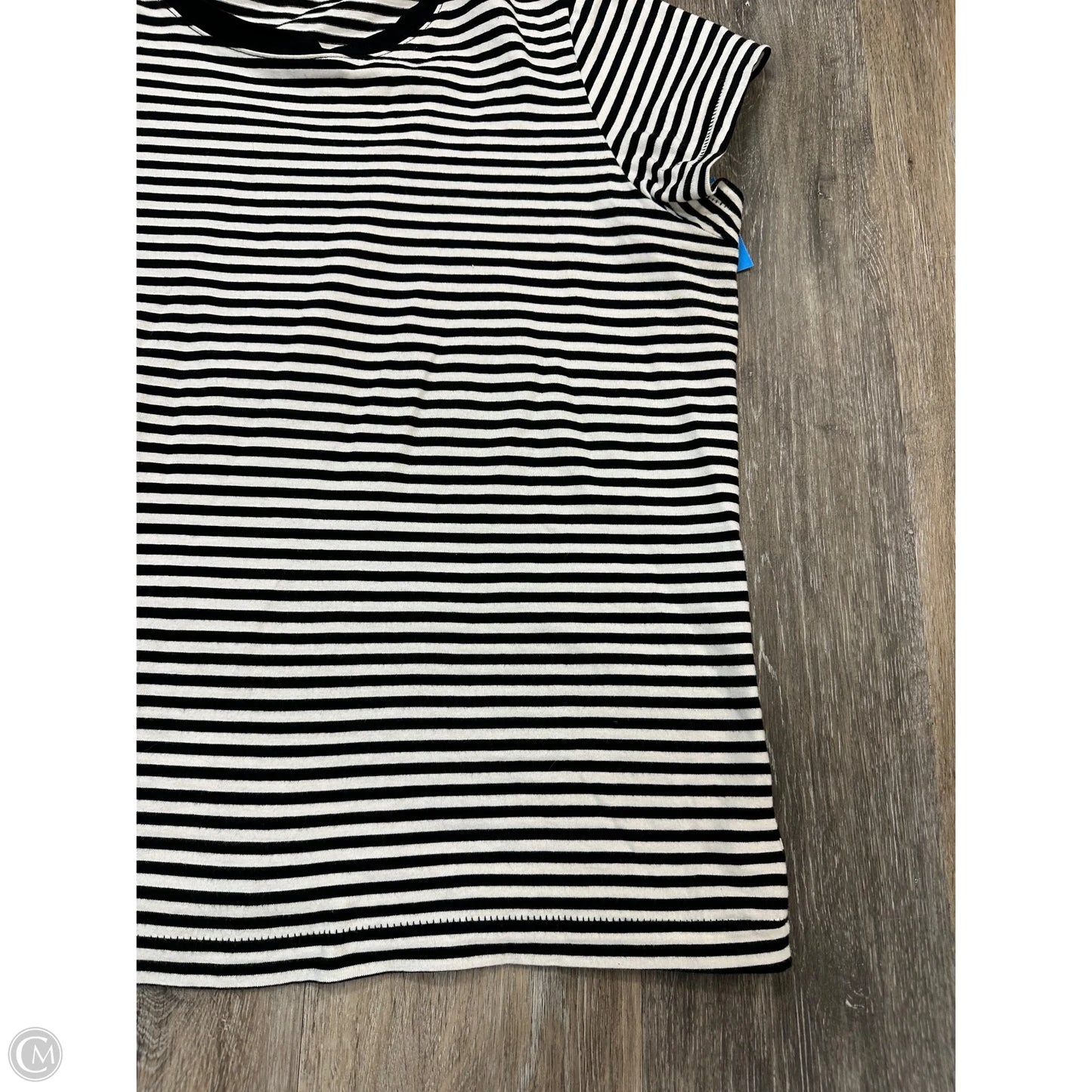 Top Short Sleeve By Alex Mill In Striped Pattern, Size: Xl