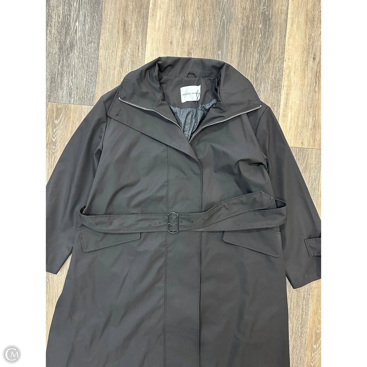 Coat Designer By Rebecca Minkoff In Black, Size: L