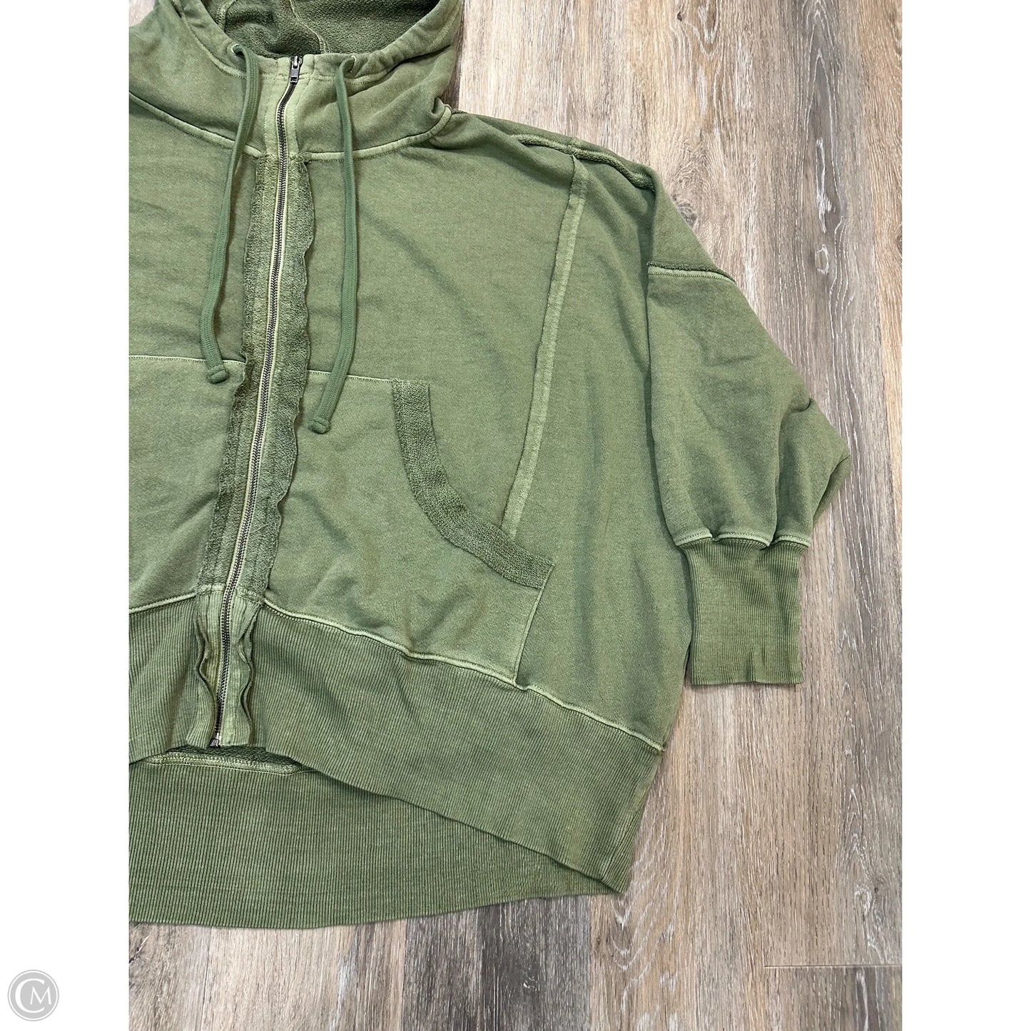 Sweatshirt Hoodie By We The Free In Green, Size: L