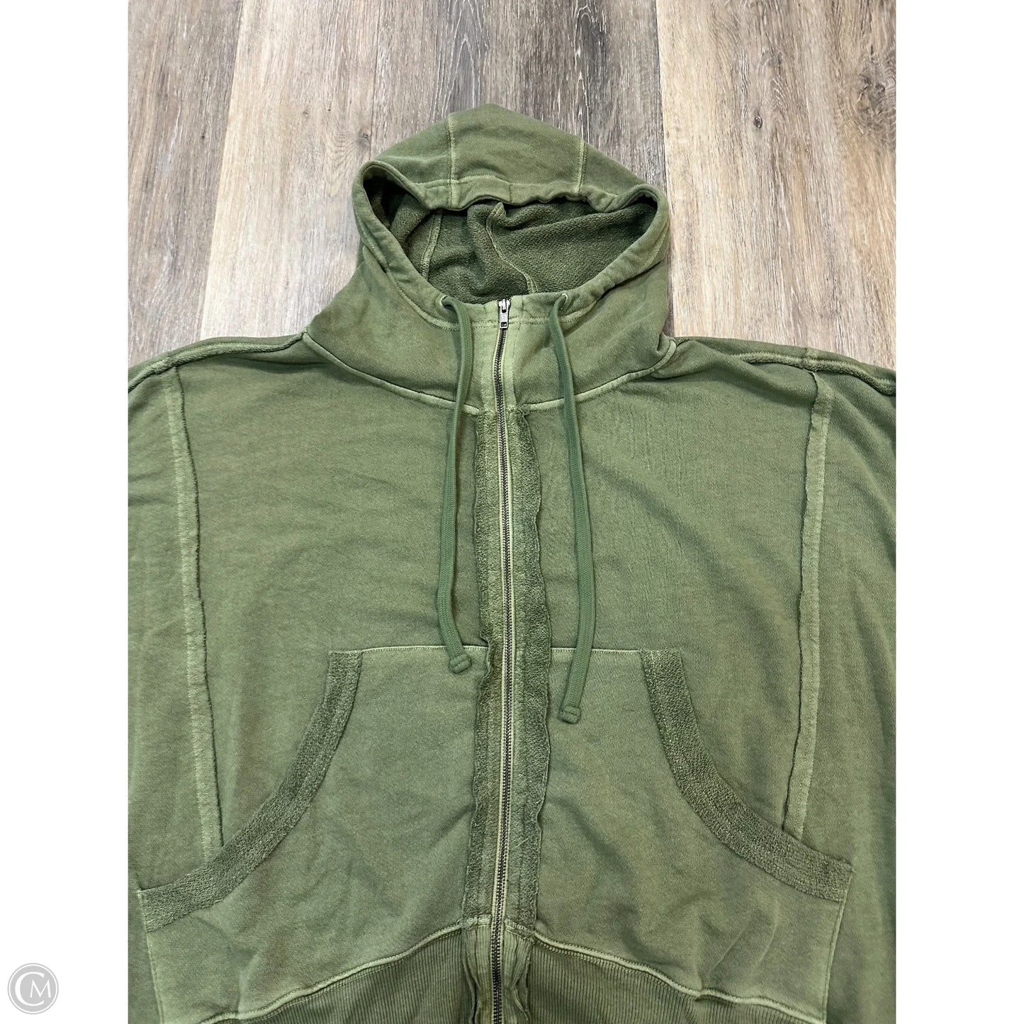 Sweatshirt Hoodie By We The Free In Green, Size: L