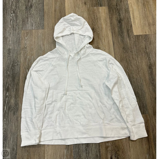 Top Long Sleeve By Faherty In White, Size: L