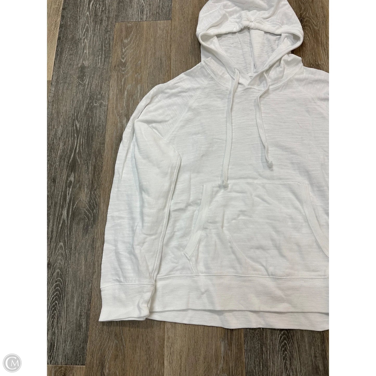 Top Long Sleeve By Faherty In White, Size: L