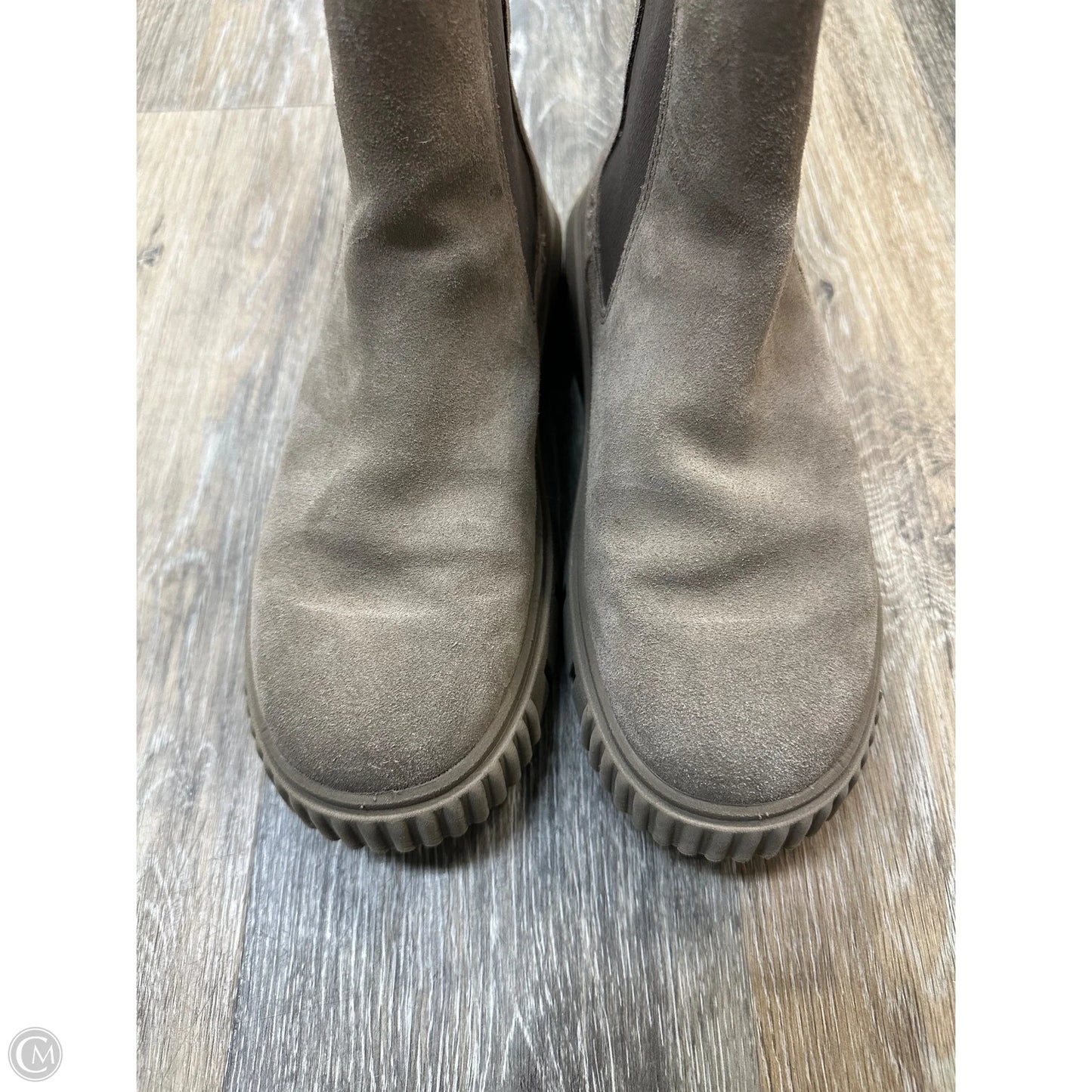 Boots Ankle Heels By Timberland In Grey, Size: 8