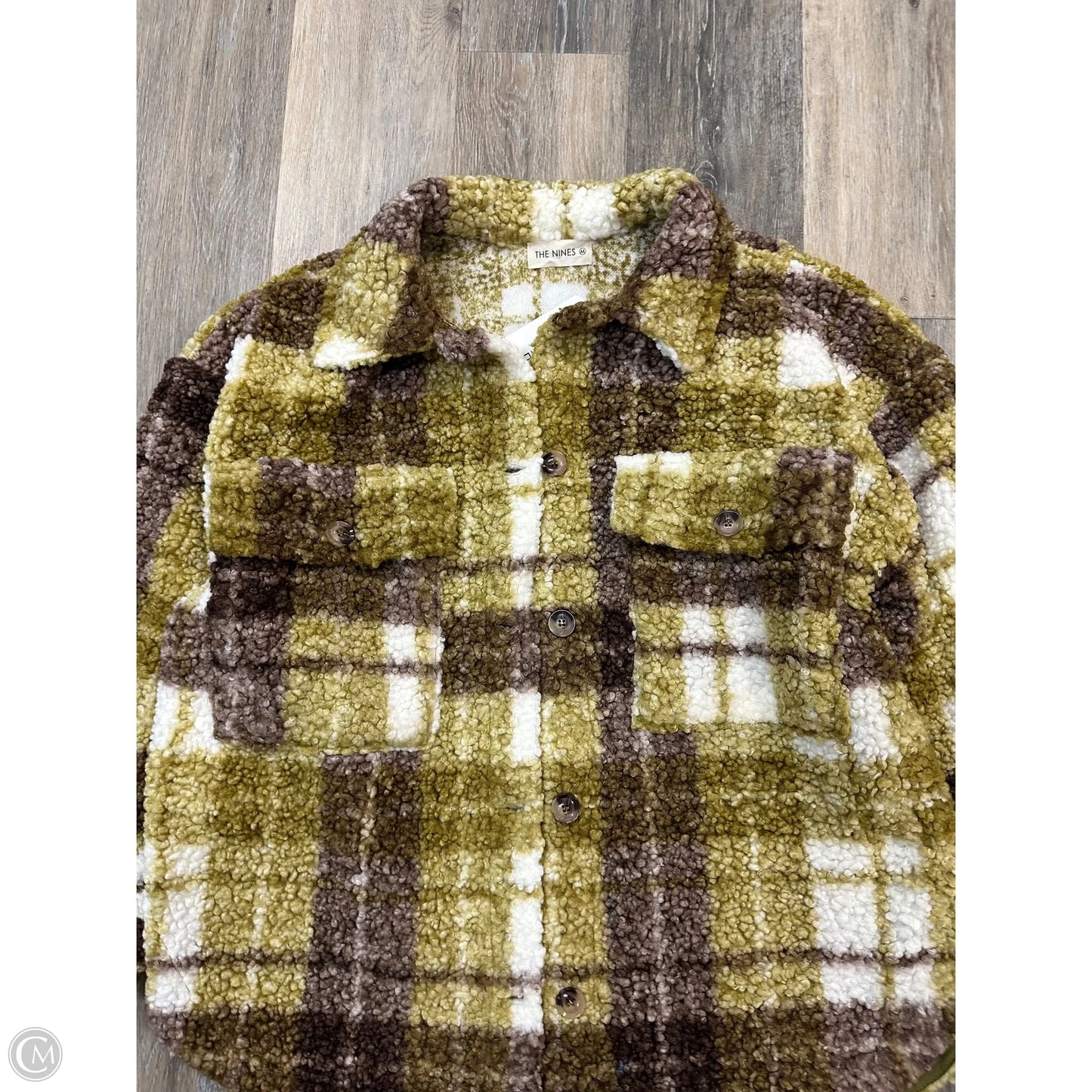 Jacket Shirt By The Nines In Green, Size: M