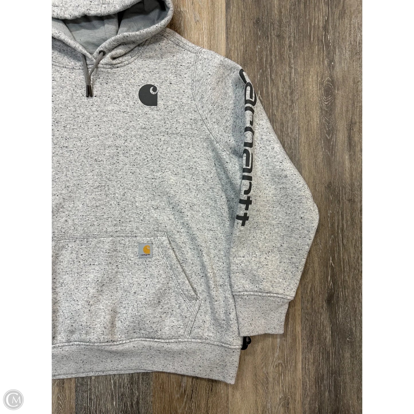 Athletic Sweatshirt Hoodie By Carhartt In Grey, Size: Xl