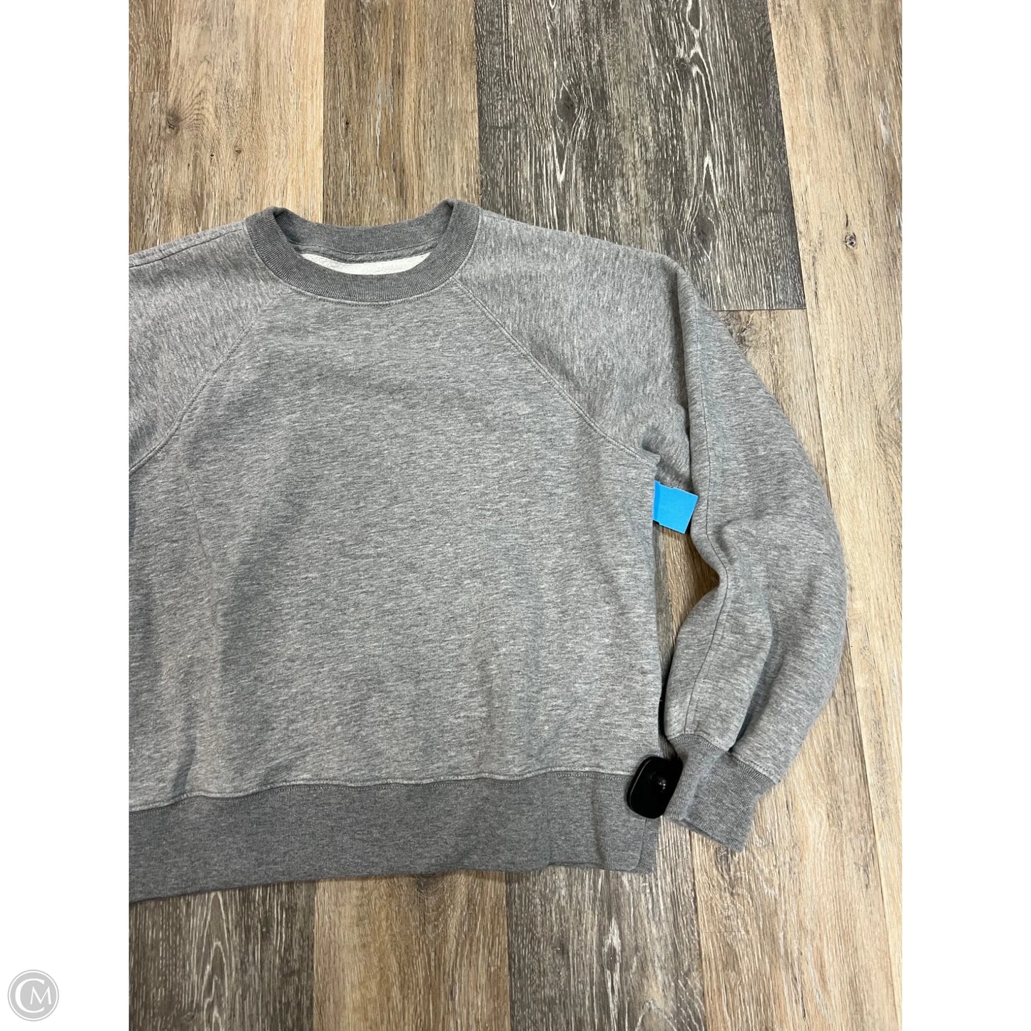 Sweatshirt Crewneck By Abercrombie And Fitch In Grey, Size: M