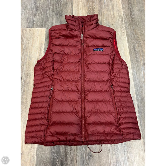 Vest Puffer & Quilted By Patagonia In Red, Size: M