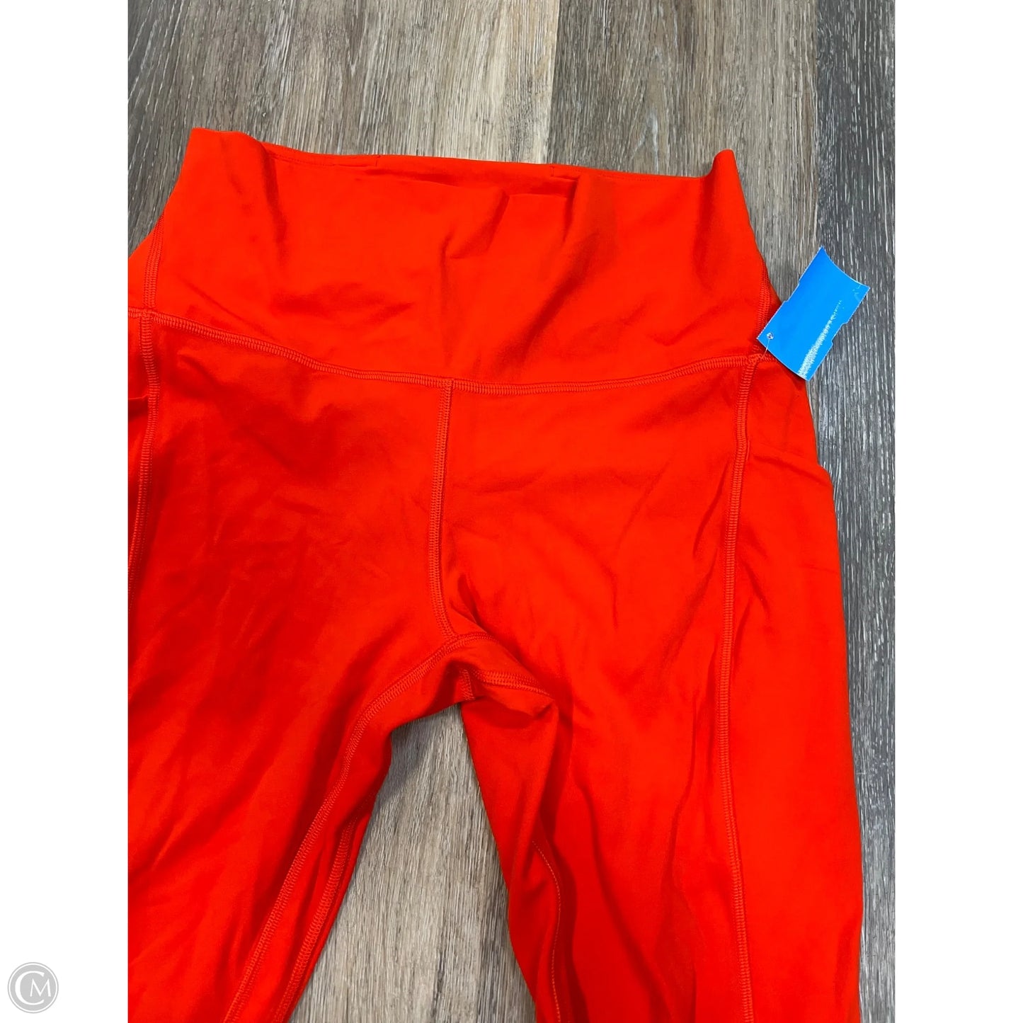 Athletic Leggings By Lululemon In Orange, Size: 8