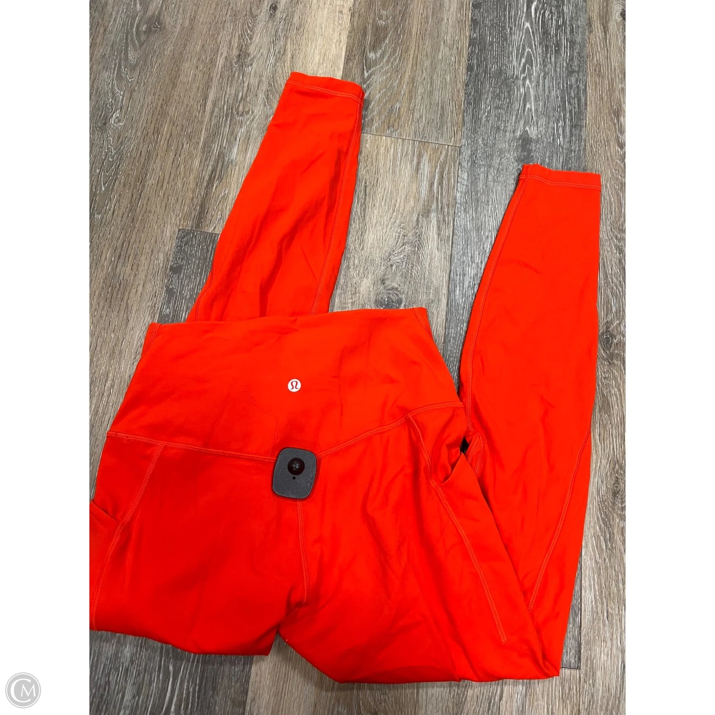 Athletic Leggings By Lululemon In Orange, Size: 8