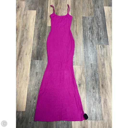 Dress Casual Maxi By Skims In Pink, Size: L