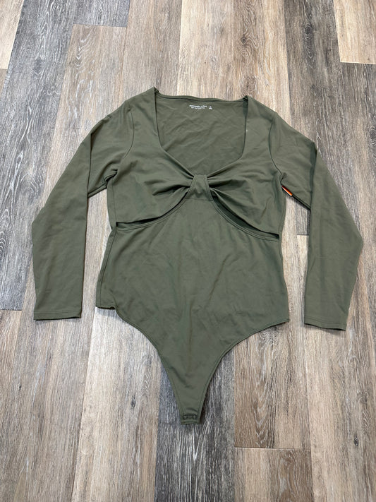 Bodysuit By Abercrombie And Fitch In Green, Size: Xl