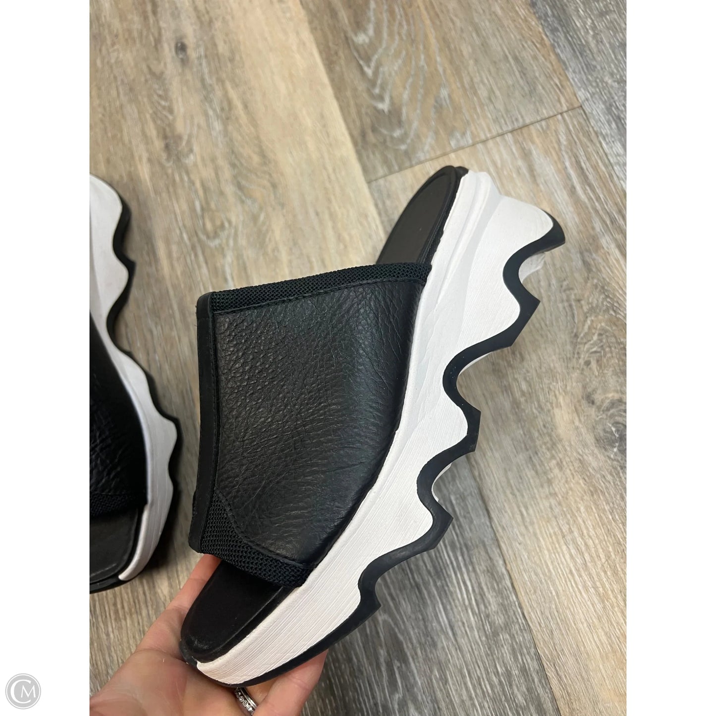 Sandals Heels Platform By Sorel In Black, Size: 9