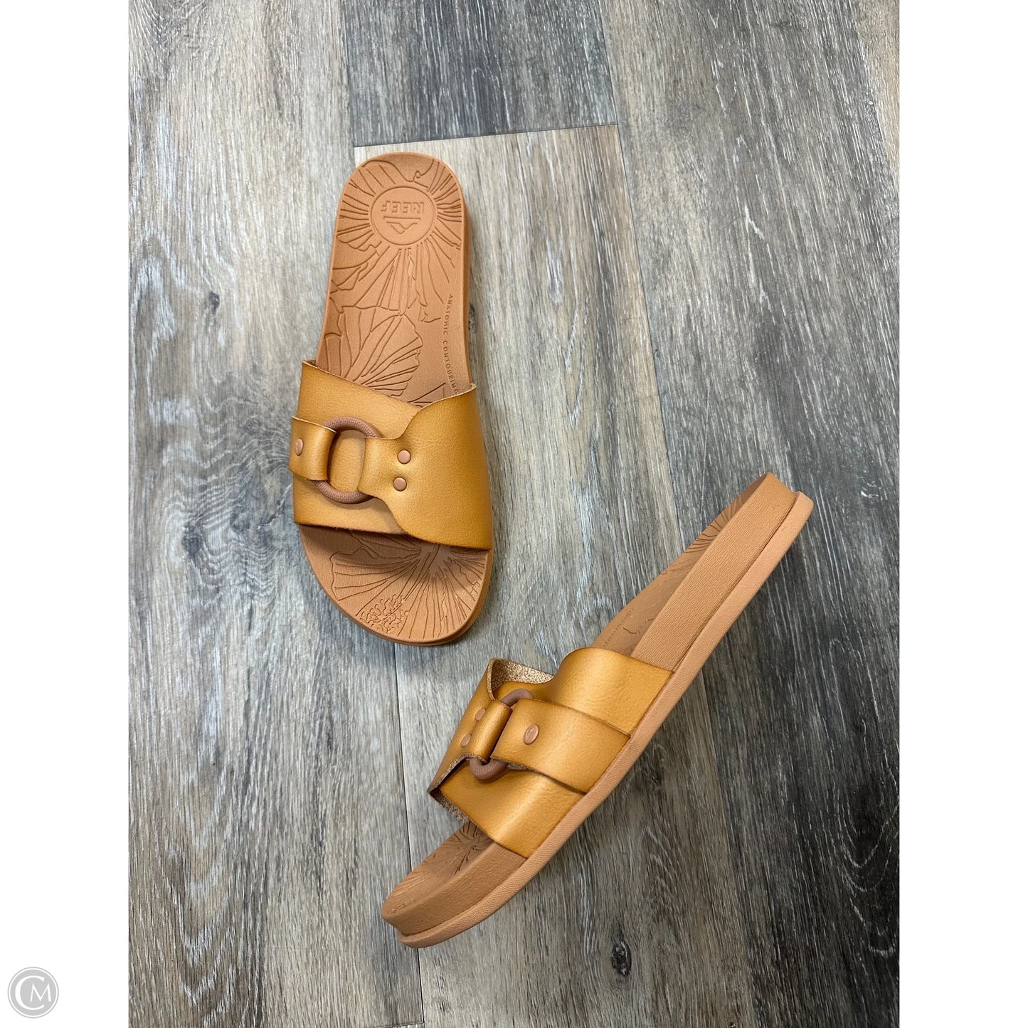 Sandals Flats By Reef In Tan, Size: 8