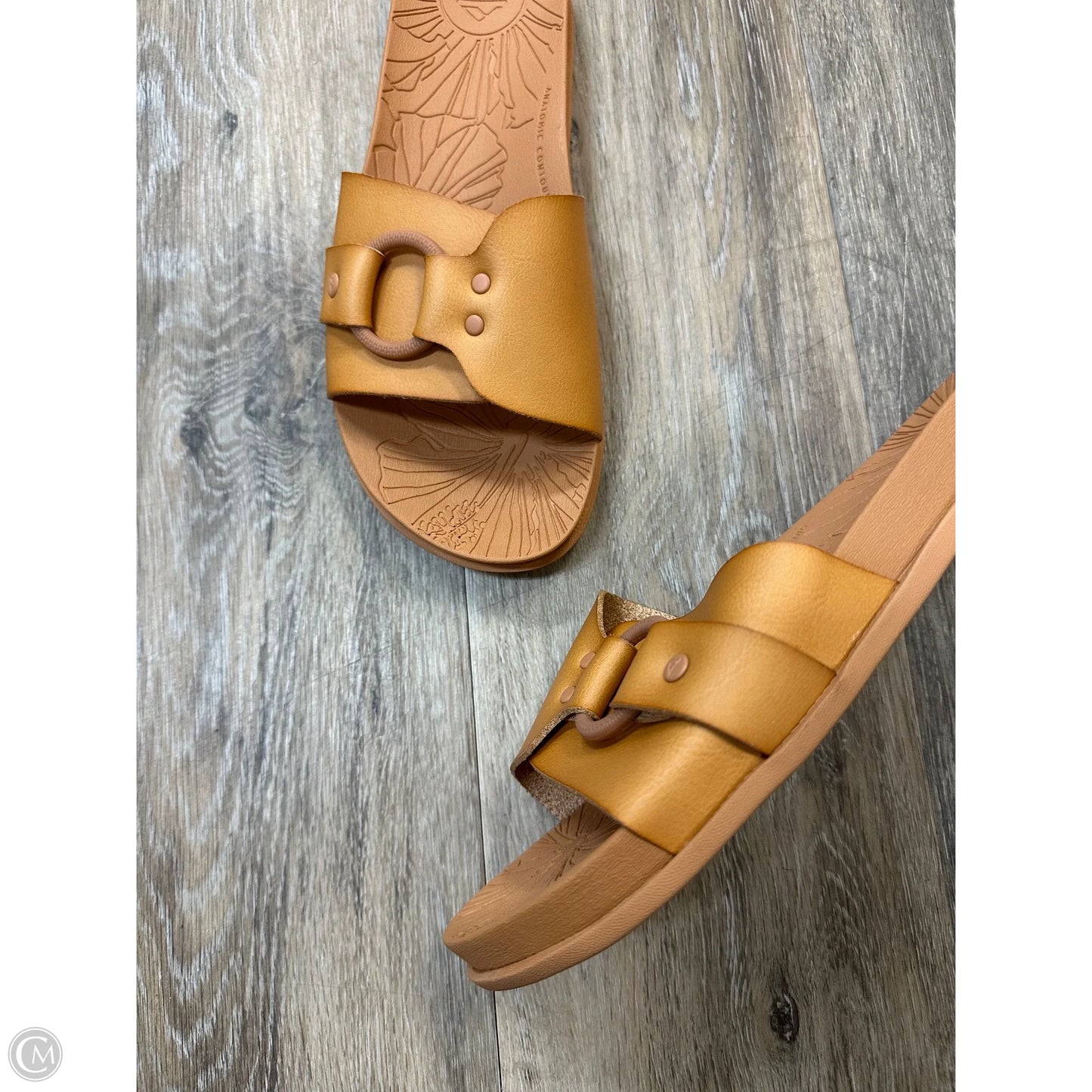 Sandals Flats By Reef In Tan, Size: 8