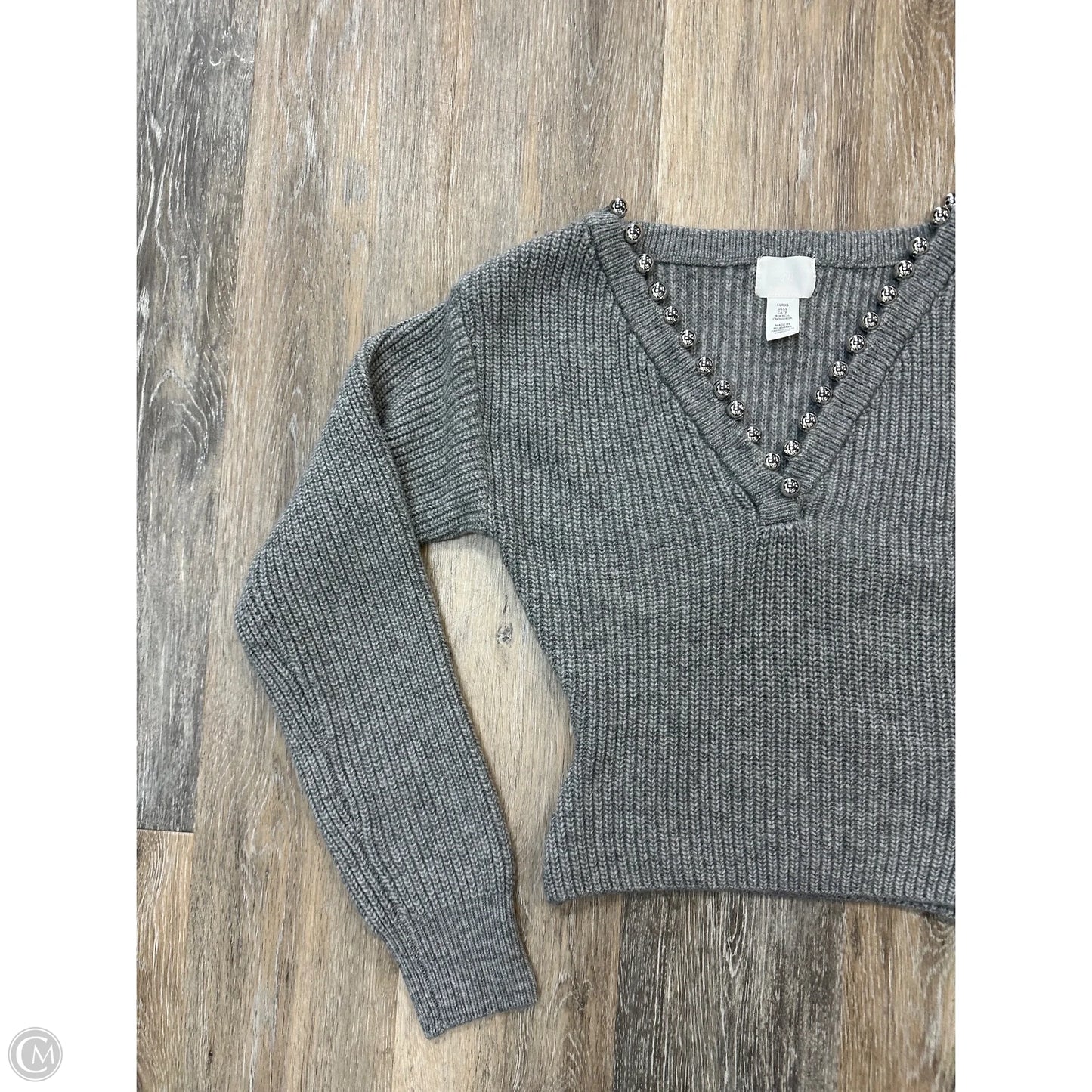 Sweater By H&m In Grey, Size: Xs