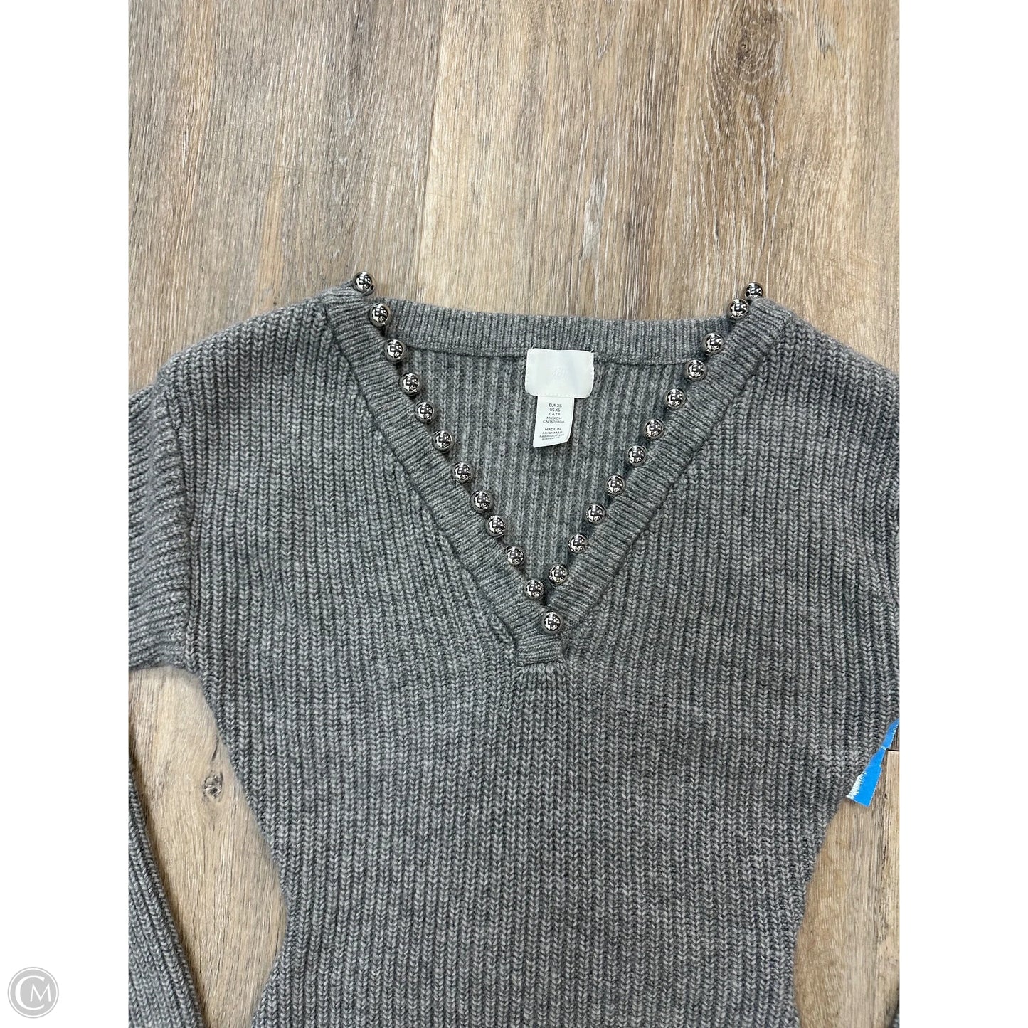 Sweater By H&m In Grey, Size: Xs