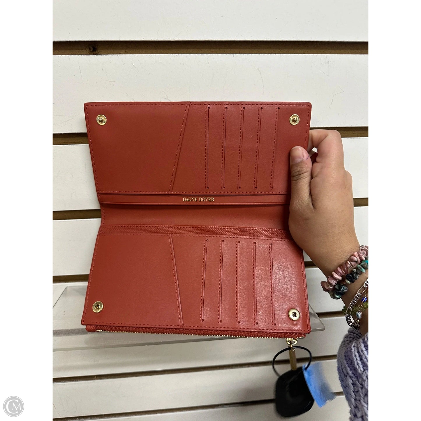 Wallet Leather By Cmb, Size: Medium
