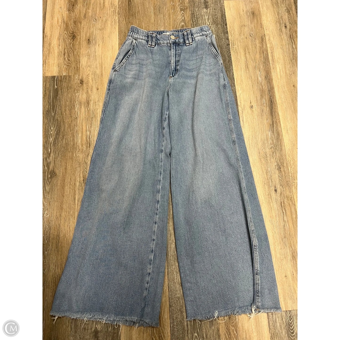 Jeans Wide Leg By Garage In Blue Denim, Size: 4